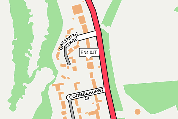 EN4 0JT map - OS OpenMap – Local (Ordnance Survey) EN4 0JT map - OS OpenMap – Local (Ordnance Survey)