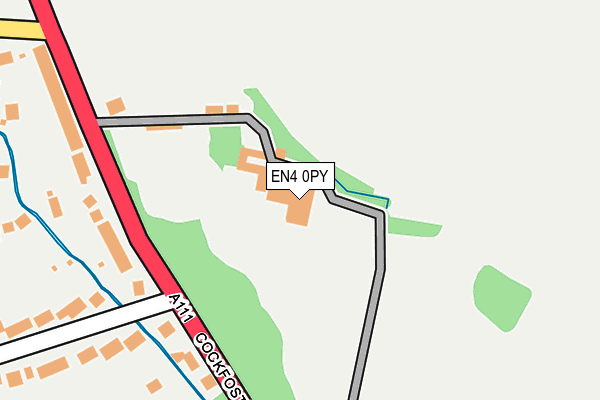EN4 0PY map - OS OpenMap – Local (Ordnance Survey) EN4 0PY map - OS OpenMap – Local (Ordnance Survey)