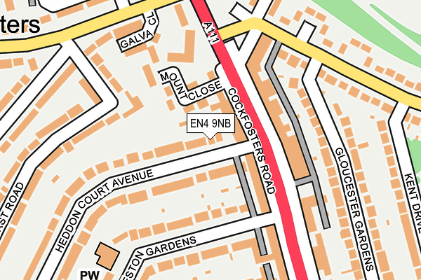EN4 9NB map - OS OpenMap – Local (Ordnance Survey) EN4 9NB map - OS OpenMap – Local (Ordnance Survey)