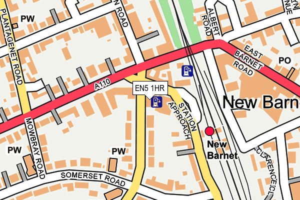 EN5 1HR map - OS OpenMap – Local (Ordnance Survey) EN5 1HR map - OS OpenMap – Local (Ordnance Survey)
