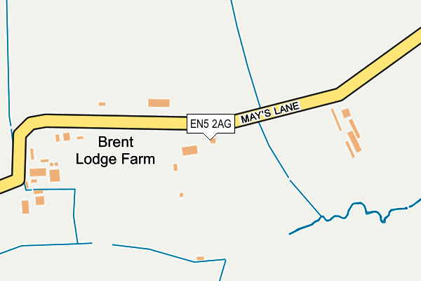 EN5 2AG map - OS OpenMap – Local (Ordnance Survey) EN5 2AG map - OS OpenMap – Local (Ordnance Survey)