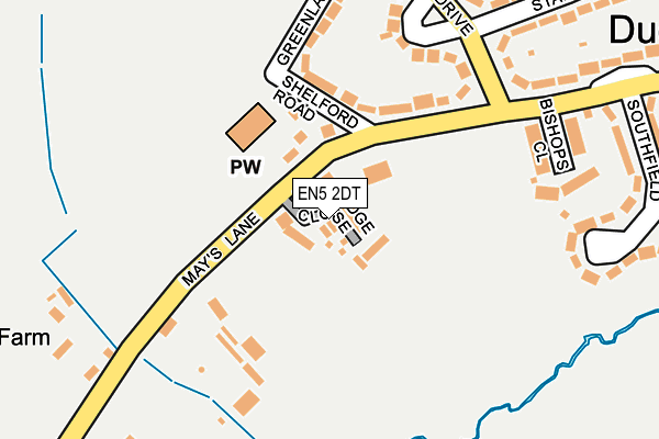 EN5 2DT map - OS OpenMap – Local (Ordnance Survey) EN5 2DT map - OS OpenMap – Local (Ordnance Survey)