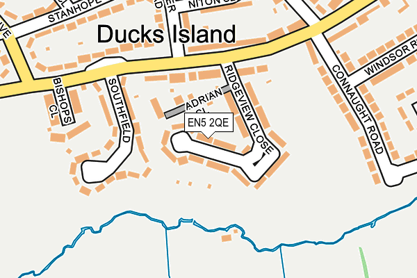 EN5 2QE map - OS OpenMap – Local (Ordnance Survey) EN5 2QE map - OS OpenMap – Local (Ordnance Survey)