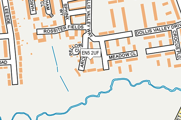 EN5 2UF map - OS OpenMap – Local (Ordnance Survey) EN5 2UF map - OS OpenMap – Local (Ordnance Survey)