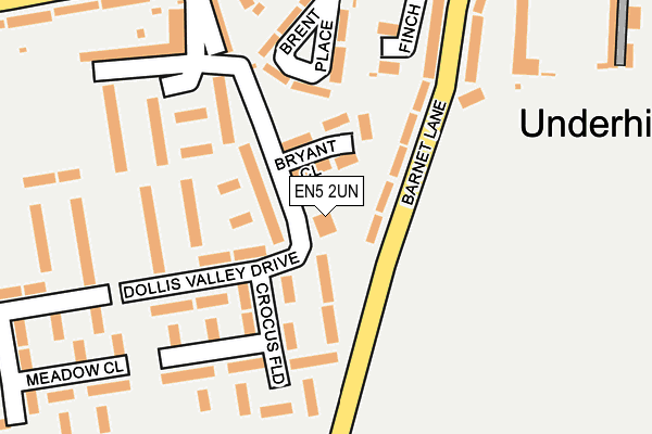 EN5 2UN map - OS OpenMap – Local (Ordnance Survey) EN5 2UN map - OS OpenMap – Local (Ordnance Survey)