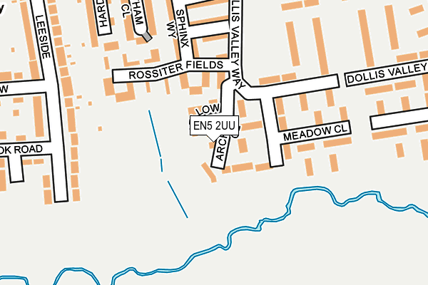 EN5 2UU map - OS OpenMap – Local (Ordnance Survey) EN5 2UU map - OS OpenMap – Local (Ordnance Survey)