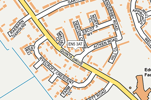 EN5 3AT map - OS OpenMap – Local (Ordnance Survey) EN5 3AT map - OS OpenMap – Local (Ordnance Survey)