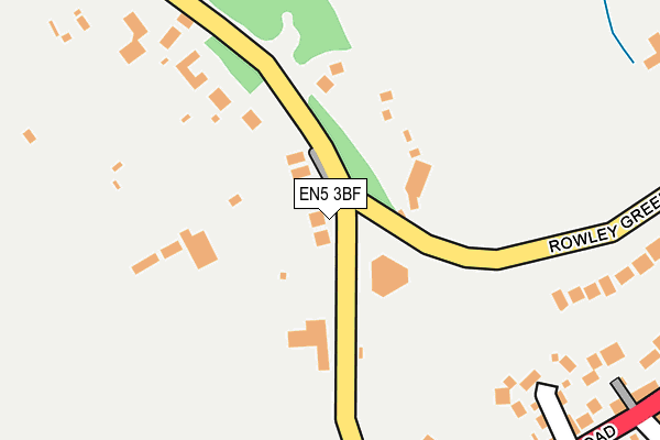 EN5 3BF map - OS OpenMap – Local (Ordnance Survey) EN5 3BF map - OS OpenMap – Local (Ordnance Survey)