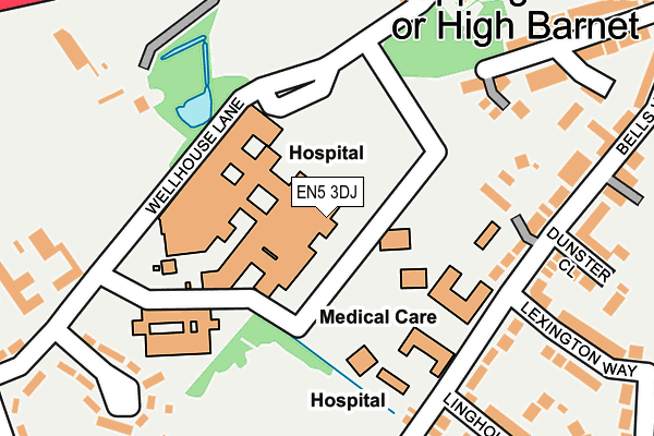 EN5 3DJ map - OS OpenMap – Local (Ordnance Survey) EN5 3DJ map - OS OpenMap – Local (Ordnance Survey)