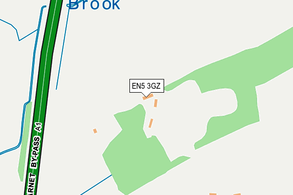 EN5 3GZ map - OS OpenMap – Local (Ordnance Survey) EN5 3GZ map - OS OpenMap – Local (Ordnance Survey)