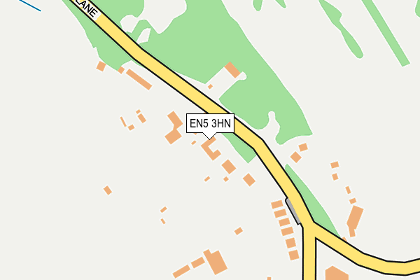 EN5 3HN map - OS OpenMap – Local (Ordnance Survey) EN5 3HN map - OS OpenMap – Local (Ordnance Survey)