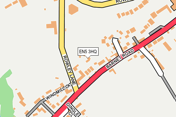 EN5 3HQ map - OS OpenMap – Local (Ordnance Survey) EN5 3HQ map - OS OpenMap – Local (Ordnance Survey)