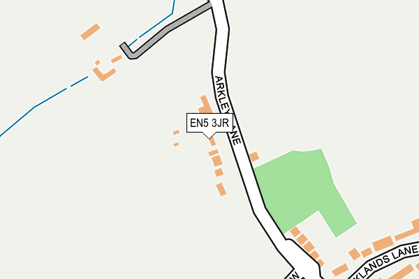 EN5 3JR map - OS OpenMap – Local (Ordnance Survey)