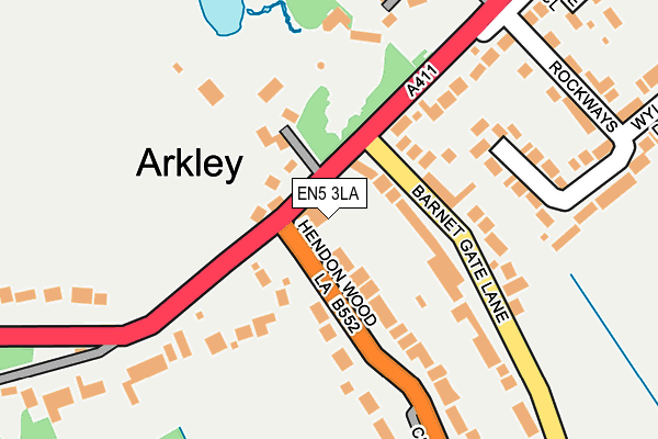 EN5 3LA map - OS OpenMap – Local (Ordnance Survey) EN5 3LA map - OS OpenMap – Local (Ordnance Survey)