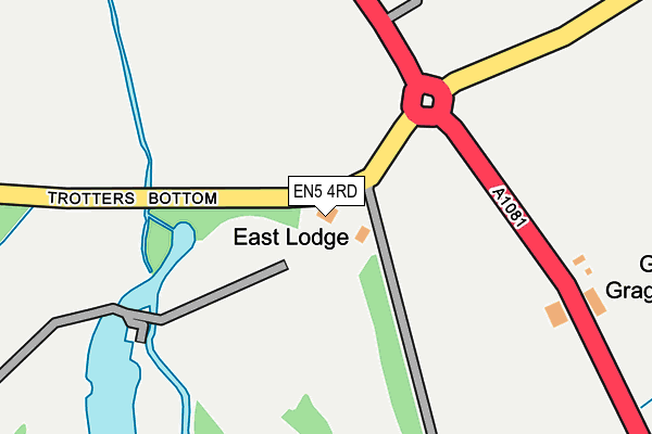 EN5 4RD map - OS OpenMap – Local (Ordnance Survey) EN5 4RD map - OS OpenMap – Local (Ordnance Survey)