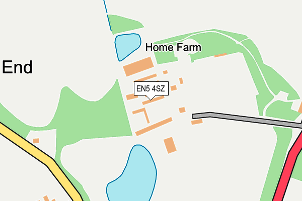 EN5 4SZ map - OS OpenMap – Local (Ordnance Survey) EN5 4SZ map - OS OpenMap – Local (Ordnance Survey)