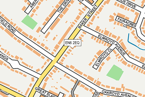 EN6 2EQ map - OS OpenMap – Local (Ordnance Survey) EN6 2EQ map - OS OpenMap – Local (Ordnance Survey)