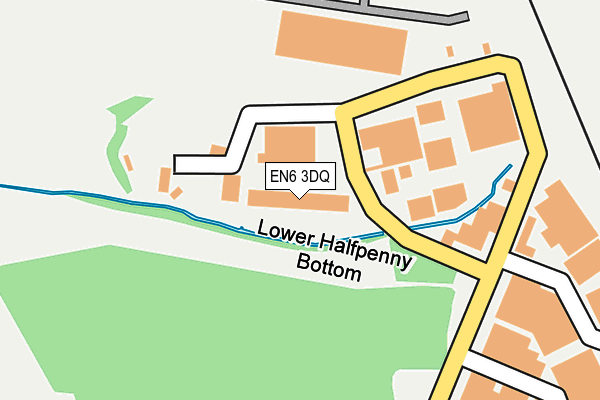 EN6 3DQ map - OS OpenMap – Local (Ordnance Survey) EN6 3DQ map - OS OpenMap – Local (Ordnance Survey)