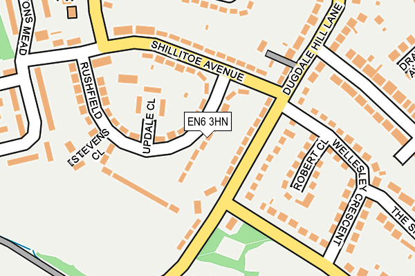 EN6 3HN map - OS OpenMap – Local (Ordnance Survey) EN6 3HN map - OS OpenMap – Local (Ordnance Survey)