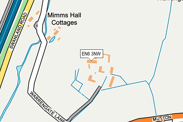 EN6 3NW map - OS OpenMap – Local (Ordnance Survey) EN6 3NW map - OS OpenMap – Local (Ordnance Survey)