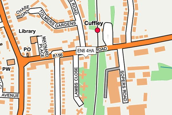 EN6 4HA map - OS OpenMap – Local (Ordnance Survey) EN6 4HA map - OS OpenMap – Local (Ordnance Survey)