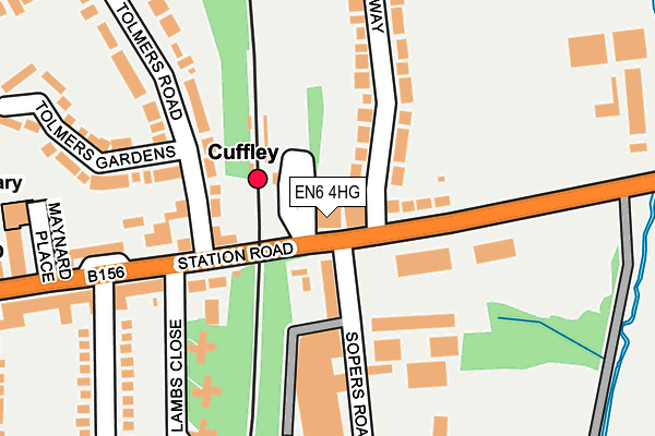 EN6 4HG map - OS OpenMap – Local (Ordnance Survey) EN6 4HG map - OS OpenMap – Local (Ordnance Survey)