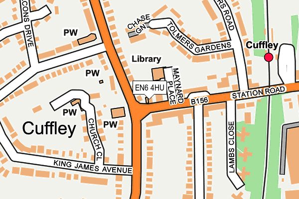 EN6 4HU map - OS OpenMap – Local (Ordnance Survey) EN6 4HU map - OS OpenMap – Local (Ordnance Survey)