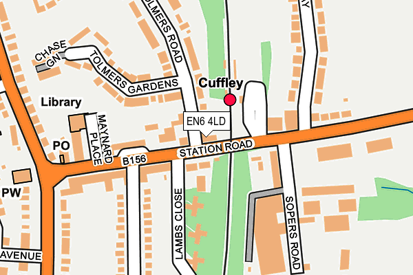 EN6 4LD map - OS OpenMap – Local (Ordnance Survey) EN6 4LD map - OS OpenMap – Local (Ordnance Survey)
