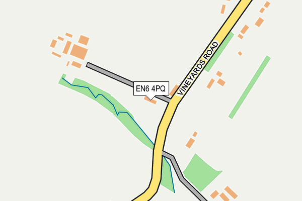 EN6 4PQ map - OS OpenMap – Local (Ordnance Survey) EN6 4PQ map - OS OpenMap – Local (Ordnance Survey)
