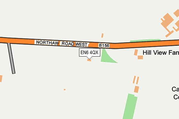 EN6 4QX map - OS OpenMap – Local (Ordnance Survey) EN6 4QX map - OS OpenMap – Local (Ordnance Survey)