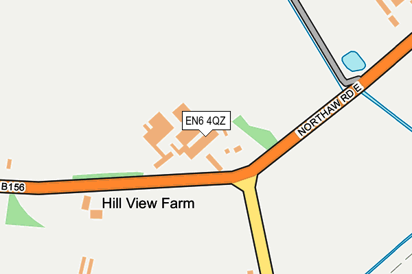 EN6 4QZ map - OS OpenMap – Local (Ordnance Survey) EN6 4QZ map - OS OpenMap – Local (Ordnance Survey)