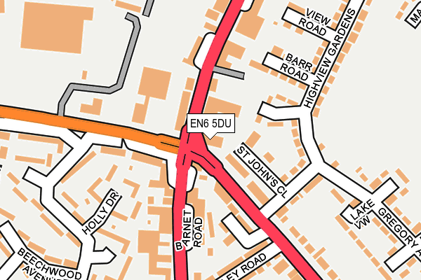 EN6 5DU map - OS OpenMap – Local (Ordnance Survey) EN6 5DU map - OS OpenMap – Local (Ordnance Survey)