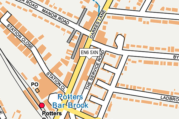 EN6 5XN map - OS OpenMap – Local (Ordnance Survey) EN6 5XN map - OS OpenMap – Local (Ordnance Survey)