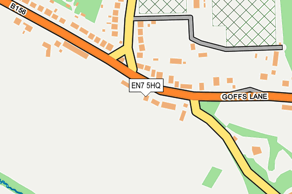 EN7 5HQ map - OS OpenMap – Local (Ordnance Survey) EN7 5HQ map - OS OpenMap – Local (Ordnance Survey)