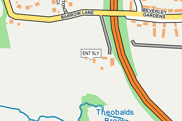 EN7 5LY map - OS OpenMap – Local (Ordnance Survey) EN7 5LY map - OS OpenMap – Local (Ordnance Survey)