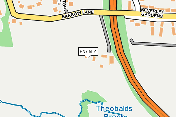 EN7 5LZ map - OS OpenMap – Local (Ordnance Survey) EN7 5LZ map - OS OpenMap – Local (Ordnance Survey)