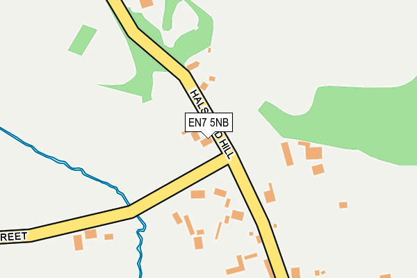 EN7 5NB map - OS OpenMap – Local (Ordnance Survey) EN7 5NB map - OS OpenMap – Local (Ordnance Survey)