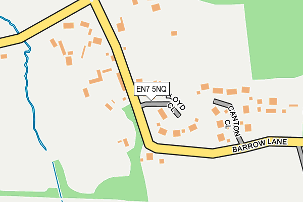 EN7 5NQ map - OS OpenMap – Local (Ordnance Survey) EN7 5NQ map - OS OpenMap – Local (Ordnance Survey)
