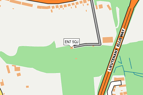 EN7 5QJ map - OS OpenMap – Local (Ordnance Survey) EN7 5QJ map - OS OpenMap – Local (Ordnance Survey)