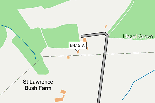 EN7 5TA map - OS OpenMap – Local (Ordnance Survey) EN7 5TA map - OS OpenMap – Local (Ordnance Survey)
