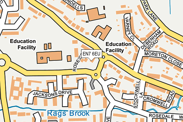 EN7 6EU map - OS OpenMap – Local (Ordnance Survey) EN7 6EU map - OS OpenMap – Local (Ordnance Survey)
