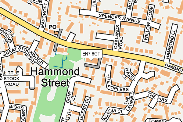 EN7 6GT map - OS OpenMap – Local (Ordnance Survey) EN7 6GT map - OS OpenMap – Local (Ordnance Survey)