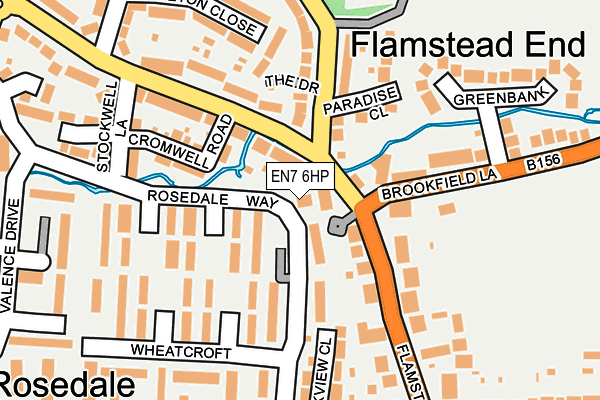 EN7 6HP map - OS OpenMap – Local (Ordnance Survey) EN7 6HP map - OS OpenMap – Local (Ordnance Survey)