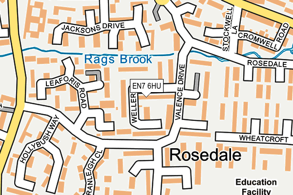 EN7 6HU map - OS OpenMap – Local (Ordnance Survey) EN7 6HU map - OS OpenMap – Local (Ordnance Survey)