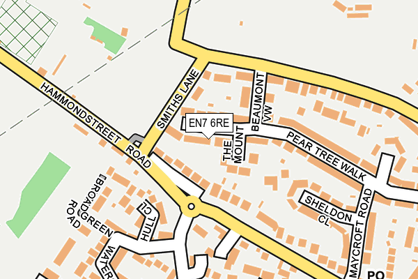 EN7 6RE map - OS OpenMap – Local (Ordnance Survey) EN7 6RE map - OS OpenMap – Local (Ordnance Survey)