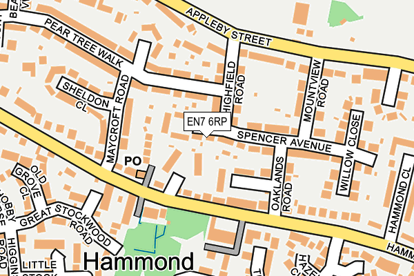 EN7 6RP map - OS OpenMap – Local (Ordnance Survey) EN7 6RP map - OS OpenMap – Local (Ordnance Survey)