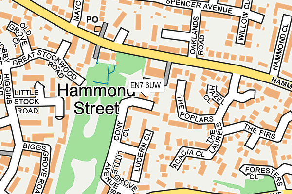 EN7 6UW map - OS OpenMap – Local (Ordnance Survey) EN7 6UW map - OS OpenMap – Local (Ordnance Survey)
