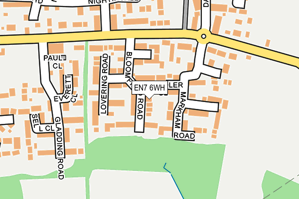 EN7 6WH map - OS OpenMap – Local (Ordnance Survey) EN7 6WH map - OS OpenMap – Local (Ordnance Survey)