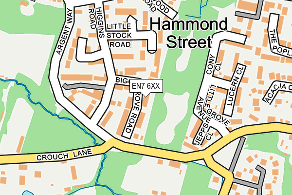 EN7 6XX map - OS OpenMap – Local (Ordnance Survey) EN7 6XX map - OS OpenMap – Local (Ordnance Survey)