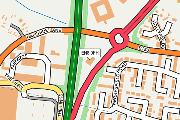 EN8 0FH map - OS OpenMap – Local (Ordnance Survey) EN8 0FH map - OS OpenMap – Local (Ordnance Survey)